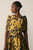 Bari Jacquard Wrap Gold And Navy