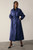 Celier Satin Coat Ink Blue