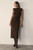 Sculpt Knit Genova Dress Chocolate