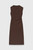 Sculpt Knit Genova Dress Chocolate