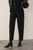 Clever Crepe Siena Slim Barrel-Leg Trousers Black