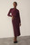 Clever Crepe Oliena Skirt Deep Plum