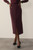 Clever Crepe Oliena Skirt Deep Plum
