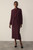 Clever Crepe Oliena Skirt Deep Plum
