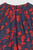 Arienzo Dress Navy And Red Floral Print Textured Silk Arienzo Dress Navy And Red Floral Print Textured Silk