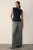 Clever Wool Blend Lyon Palazzo Trousers Sage Green