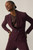 Clever Crepe Caselle Jacket Deep Plum