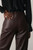 Vallier Leather Trousers Plum