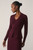 Alessi Merino Cotton Blend Top Plum