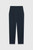 Clever Crepe Siena Tapered Pleat-Front Trousers Navy