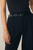 Clever Crepe Siena Tapered Pleat-Front Trousers Navy
