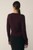 Velluto Merino Cardigan Deep Plum