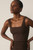 Sculpt Knit Keighley Top Chocolate