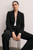 Clever Crepe Lexington Flared Trousers Black