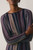 Atri Ribbon Knit Dress Burgundy