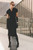 Paola Sculpt Stretch Crepe Dress Black