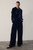 Lyon Velvet Palazzo Trousers Navy