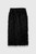 Pienza Feather Jacquard Skirt Black