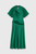 Ostia Satin Dress Emerald Green