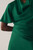 Ostia Satin Dress Emerald Green