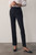 Clever Wool Blend Livara Super-Slim Trousers Navy