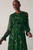 Portofino Silk Chiffon Dress Emerald Green