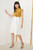 Clever Crepe Almeida Skirt Ivory Clever Crepe Almeida Skirt Ivory