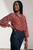Edenvale Blouse Red Multicolour Ditsy Floral Print Crinkled Georgette Edenvale Blouse Red Multicolour Ditsy Floral Print Crinkled Georgette