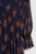 Vieste Dress Navy Print Silk Crinkled Georgette