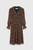 Vieste Dress Navy And Toffee Shell Print Vieste Dress Navy And Toffee Shell Print
