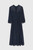 Delphi Dress Navy Crinkled Silk Georgette Delphi Dress Navy Crinkled Silk Georgette