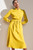 Remington Dress Citrus Yellow Stretch Jacquard Remington Dress Citrus Yellow Stretch Jacquard