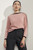 Vinci Knitted Top Blush Pink Cashmere