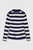 Lysia Knitted Jacket Navy And Ivory Wool And Cotton Blend Lysia Knitted Jacket Navy And Ivory Wool And Cotton Blend