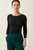 Vinci Knitted Top Black Cashmere