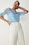 Denim Culottes Ivory Denim Culottes Ivory