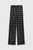 Almeida Trousers Black and Ivory Check Stretch Crepe Almeida Trousers Black and Ivory Check Stretch Crepe