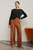 Amerton Knitted Sweater Black Alpaca Wool Blend Amerton Knitted Sweater Black Alpaca Wool Blend