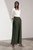 Balerno Elasticated Waist Khaki Silk Palazzo Trousers Balerno Elasticated Waist Khaki Silk Palazzo Trousers