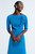 Verana Midi Dress Turquoise Stretch Crepe