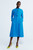 Finchley Coat Turquoise Stretch Crepe