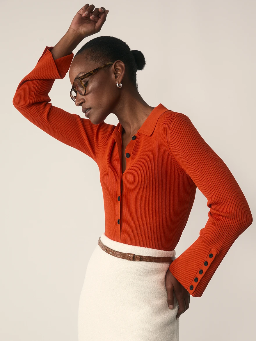 Messina orange shirt