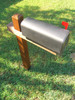 Mailbox Post installed with T4-600 OZ-Post Anchor