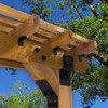 Wood Structure Using OZCO OWT Ironwood Truss Accent Plates