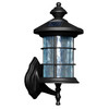 Hampton Black Aluminum Solar Lamp from Classy Caps