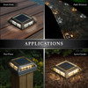 Muskoka Black Aluminum Solar Post/Path/Dock Light by Classy Caps Applications