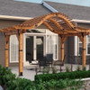 6 x 6 OWT-Lite Ironwood Post Bases by OZCO Ornamental Wood Ties - Pergola Lifestyle