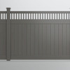 Catalyst Chesapeake TimberGrain Closed Spindle Privacy Fence Panel - Arctic Blend