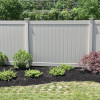 Catalyst Newbury Standard Solid Vertical Privacy Fence in Gray