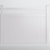 Chesapeake Standard White Vinyl Privacy Fence Panel